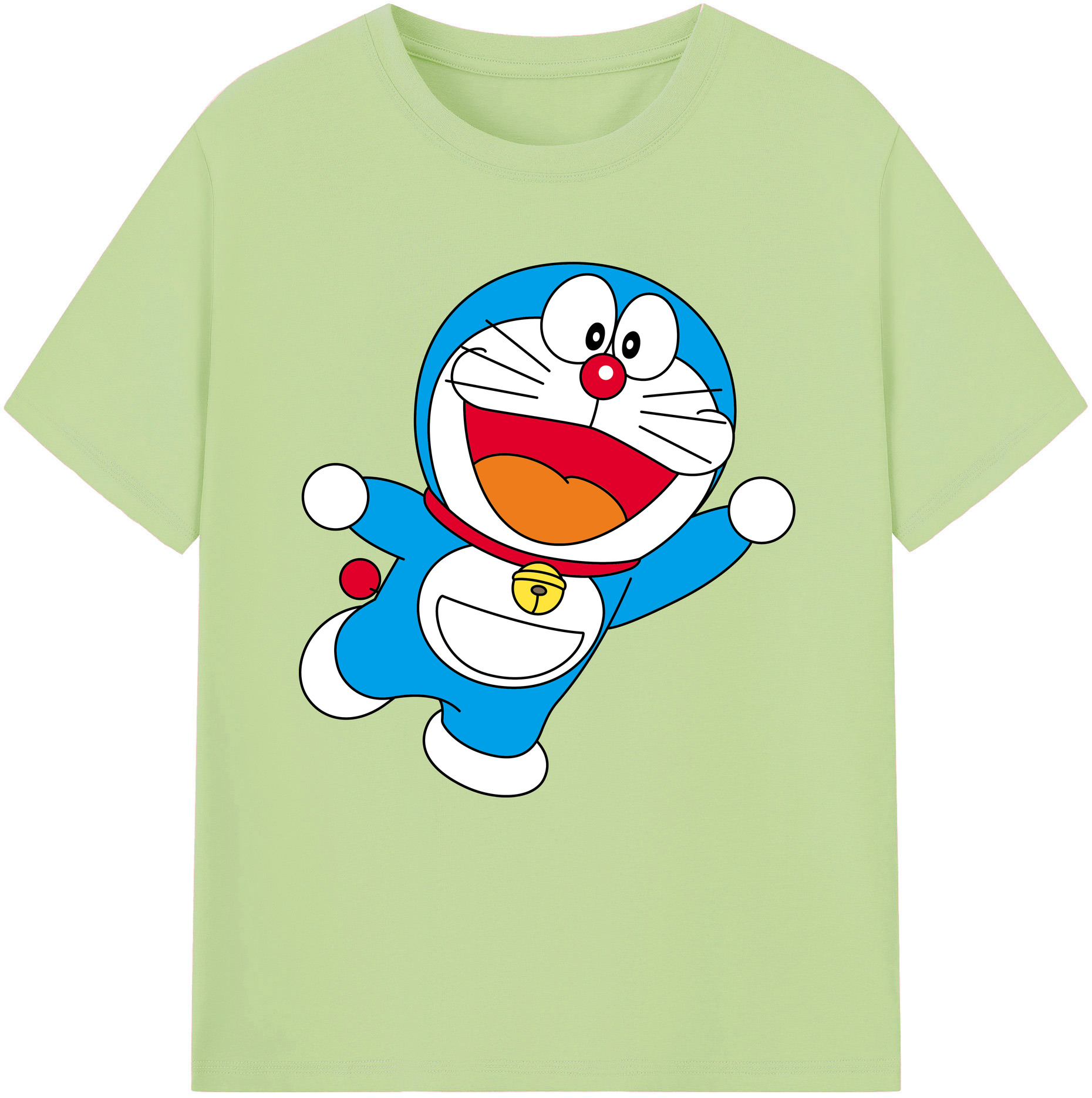（画像用） ドラえもん Doraemon 綿100％半袖Tシャツ（フロントプリント）